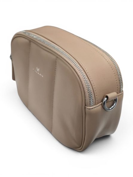 Чанта Crossbody Classic - бежов / бордо - Image 3