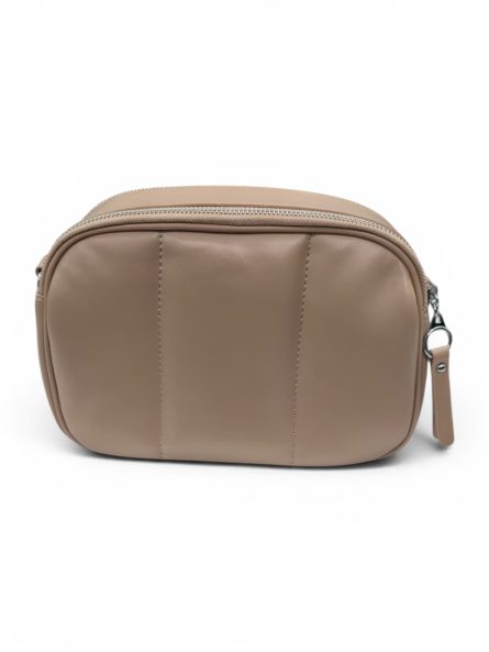 Чанта Crossbody Classic - бежов / бордо - Image 4